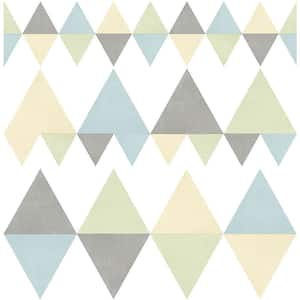 Trilogy Multicolor Geometric Paper Strippable Roll (Covers 56.4 sq. ft.)
