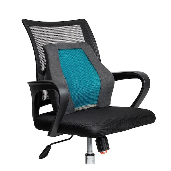 Mind Reader Memory Foam Office Chair Cushion, Black (MEMGEL-BLK