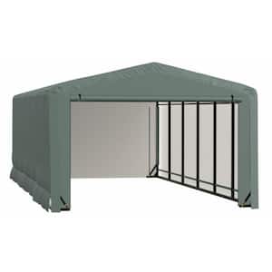 Sheltertube 12 ft. x 23 ft. x 8 ft. Storage Garage in Green