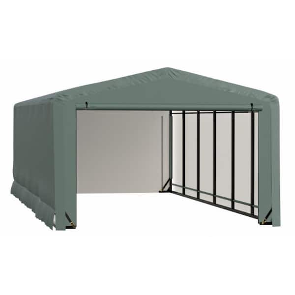 Sheltertube 12 ft. x 23 ft. x 8 ft. Storage Garage in Green