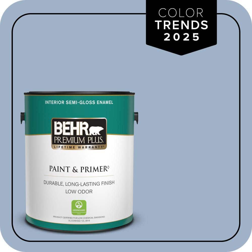 1 gal. #S530-3 Aerial View Semi-Gloss Enamel Low Odor Interior Paint & Primer price history on PriceWatchPro