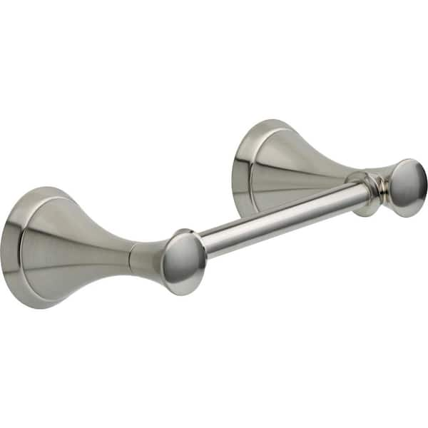 Delta Becker SpotShield Brushed Nickel Wall Mount Euro Toilet Paper Holder | BCK50-DN