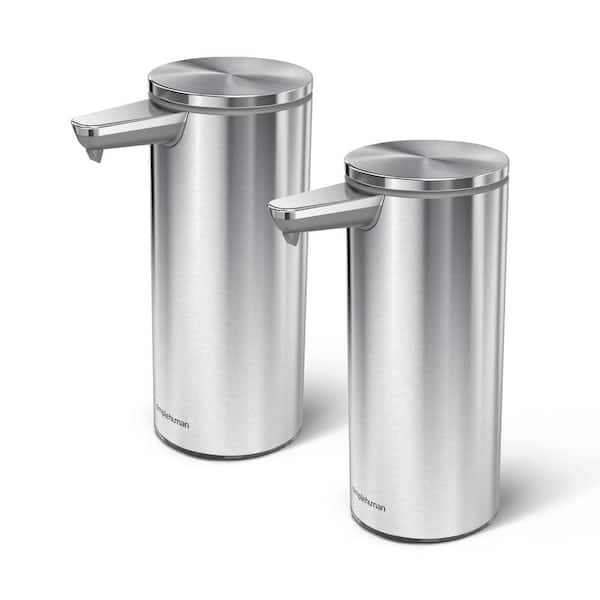 https://images.thdstatic.com/productImages/ebd80e19-46ef-4ce1-9b14-01c893fb108e/svn/brushed-stainless-steel-simplehuman-kitchen-soap-dispensers-st1066-64_600.jpg
