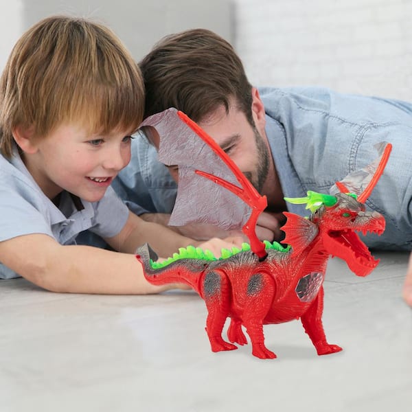 TOBBI RC Dinosaur Robot Smart Toy Gift for Kids with Singing Dancing, Black  TH17G0809 - The Home Depot