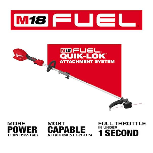 Milwaukee M18 FUEL 18V 21 in. Brushless Cordless Dual Battery Self-Propelled Mower w/ String Trimmer, (2) Batteries, Charger