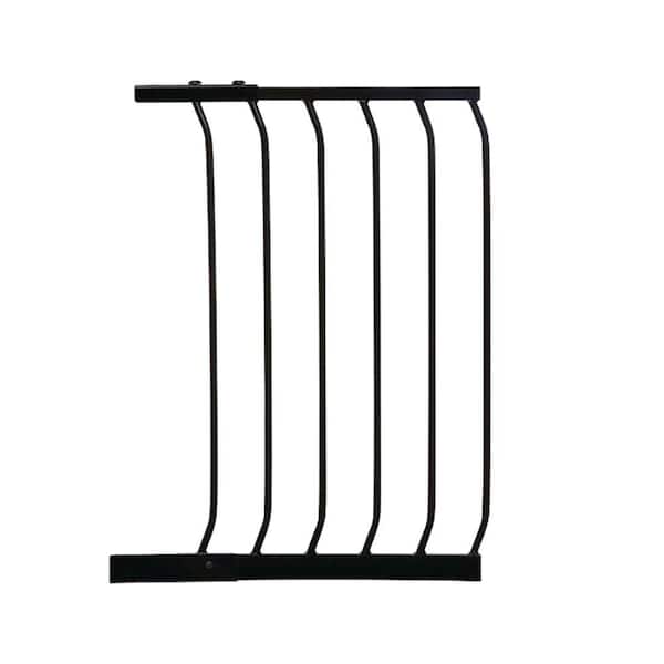 Dreambaby 17.5 in. Gate Extension for Black Chelsea Standard Height Child Safety Gate