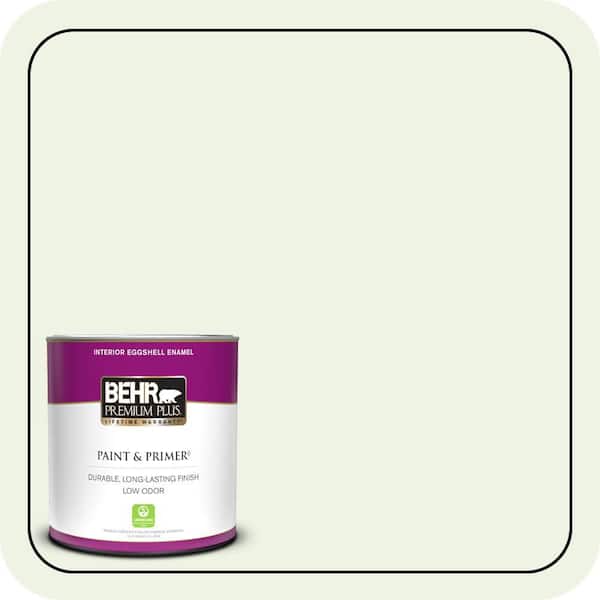 BEHR PREMIUM PLUS 1 qt. #PPL-37 Aspen Whisper Eggshell Enamel Low Odor Interior Paint & Primer