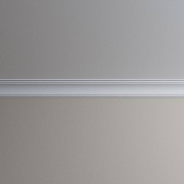 Ekena Millwork Maisie 3.5 in. D x 5 in. W x 96 in. L Polyurethane Crown Moulding