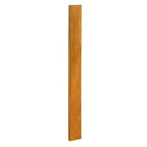 3 in. W x 0.75 in. D x 90 in. H Solid Wood Kitchen Cabinet Tall Filler in Cinnamon