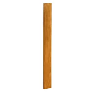 Hargrove Cinnamon Stain Plywood Shaker Assembled Kitchen Cabinet Filler Strip 3 in W x 0.75 in D x 42 in H
