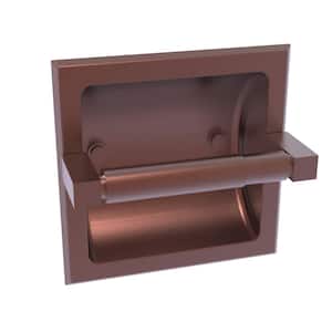 Montero Recessed Toilet Paper Holder in Antique Copper