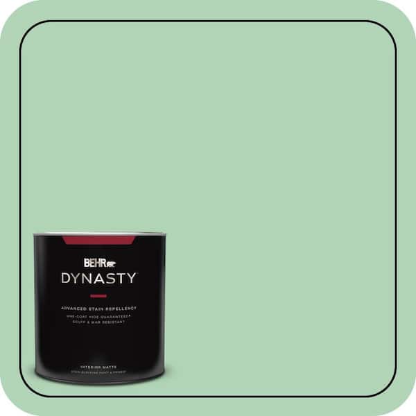 BEHR DYNASTY 1 qt. #M410-3 Enchanted Meadow One-Coat Hide Matte Interior Stain-Blocking Paint & Primer
