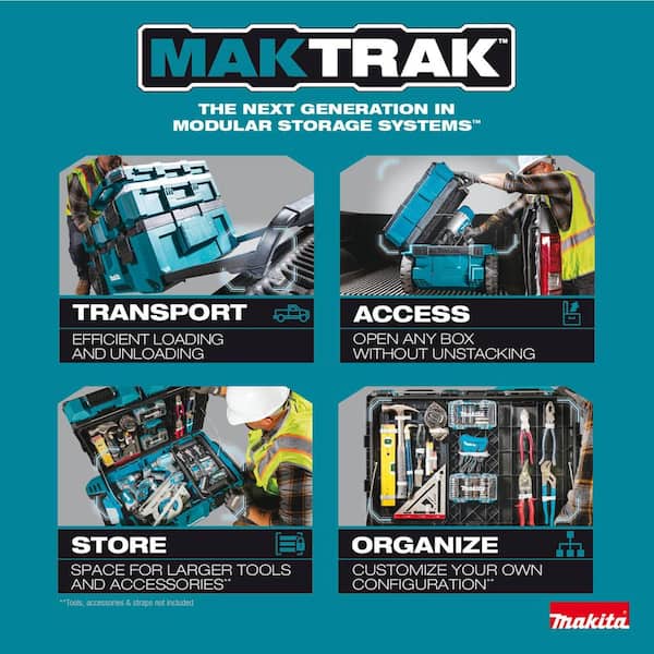 Makita MAKTRAK Deep Compact Organizer T-90065 - The Home Depot