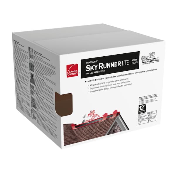 Owens Corning VentSure Sky Runner LTE 14.5 in. x 360 in Owens Corning VentSure Sky Runner LTE 14.5 in. x 360 in