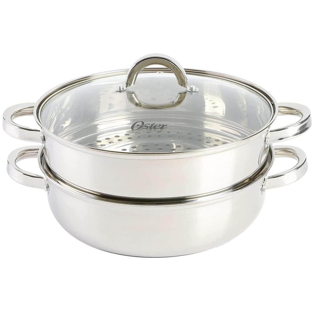 Oster Adenmore 8 Quart Stock Pot with Tempered Glass Lid - Bed Bath &  Beyond - 32021006