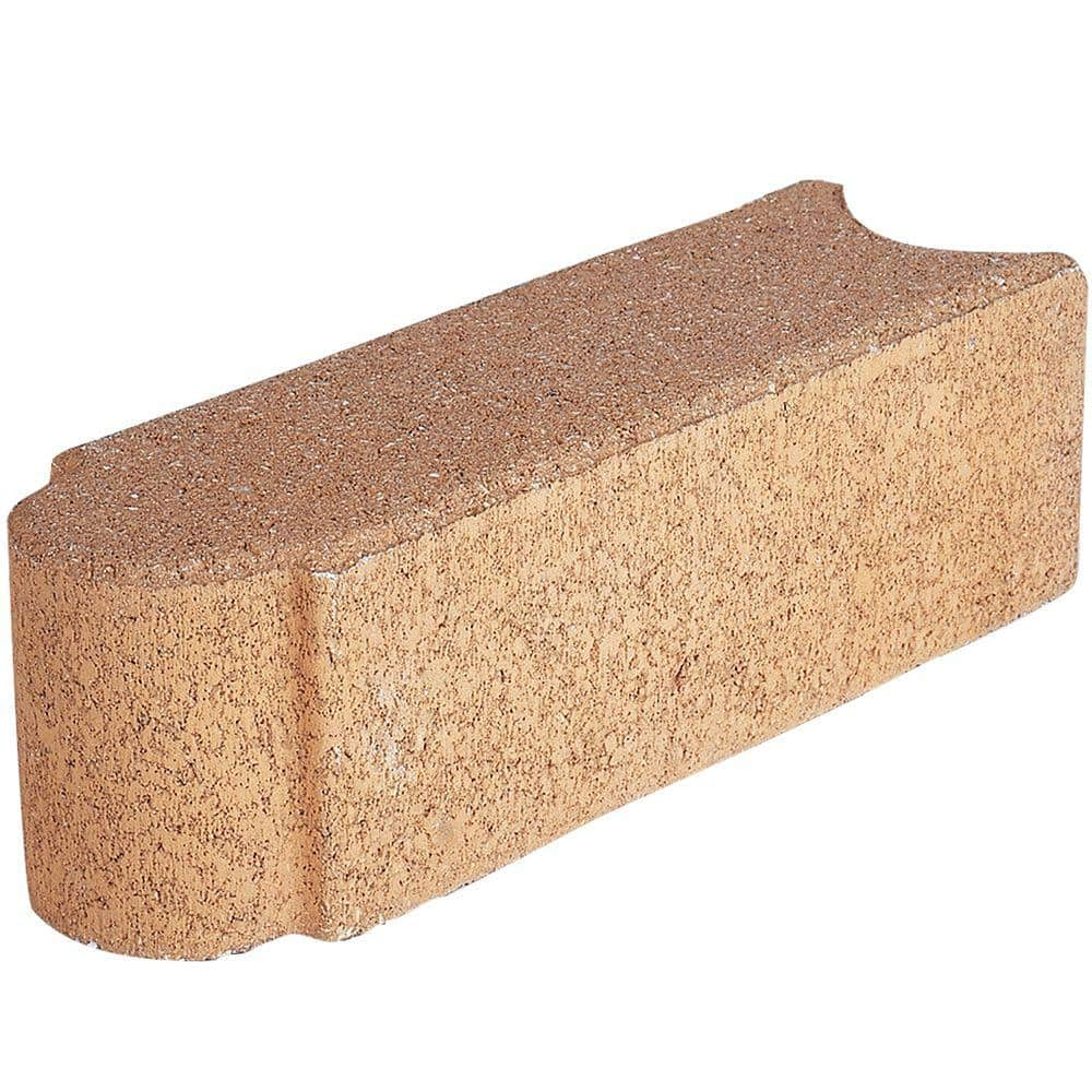 Pavestone Edgestone 12 In X 3 5 In X 3 5 In Terracotta Concrete   Terracotta Pavestone Concrete Edging 93066 64 1000 