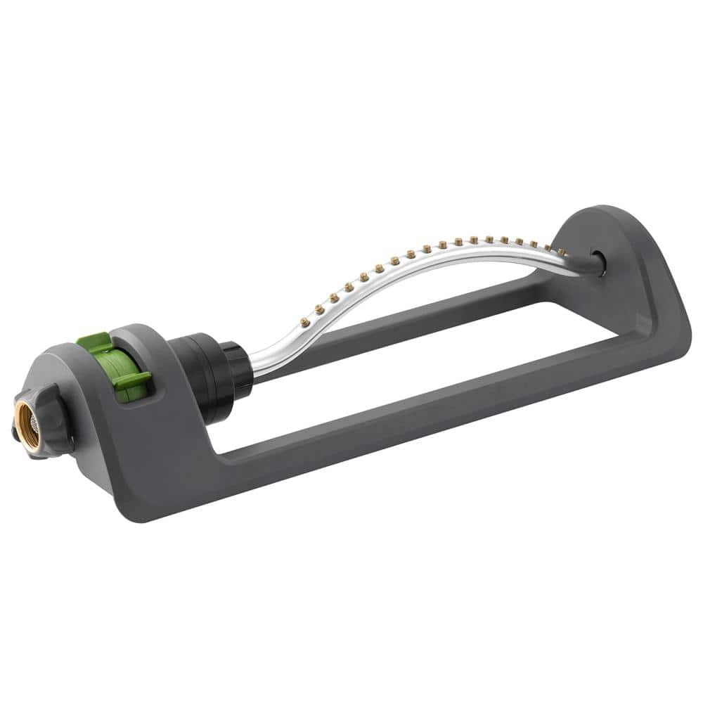 3,600 sq.ft Oscillating Sprinkler with 18 Brass Nozzles Turbo Motor Adjustable Angle for Lawn and Garden price history on PriceWatchPro