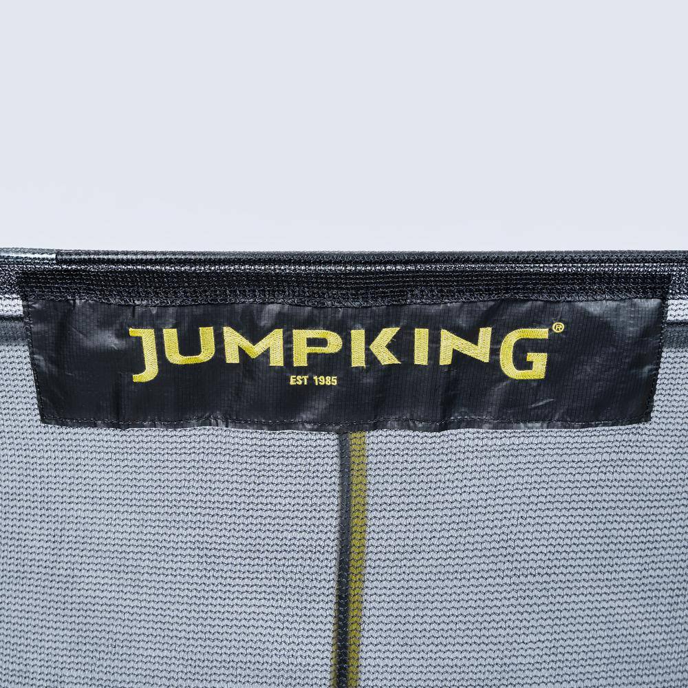 JumpKing 55-inch Yellow and Black Toddler Trampoline with Safety Net