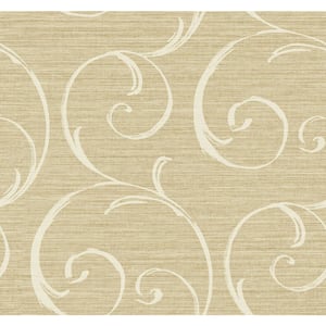 Notting Hill Scroll Paper Strippable Roll (Covers 60.75 sq. ft.)