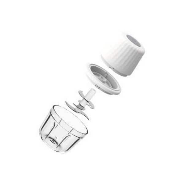 Electric 400ML 1.5 Cup 6 Blades USB-C Rechargeable Portable Mini Garlic Vegetable Chopper