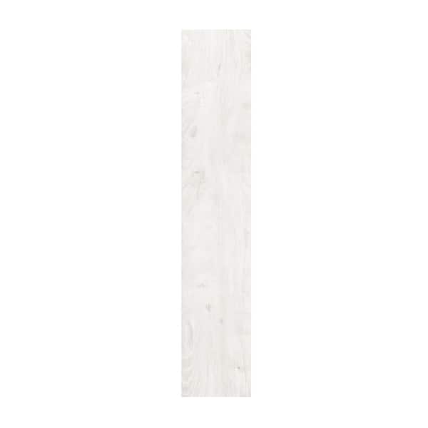 ACHIM Flex Flor 9 in. Width Whitewash Water Resistant Peel and Stick Vinyl Plank Flooring (24 sq. ft./case)