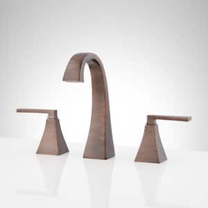 Vilamonte 8 in. Widespread 1.2 GPM Double Handle Bathroom Faucet in Oil Rubbed Bronze