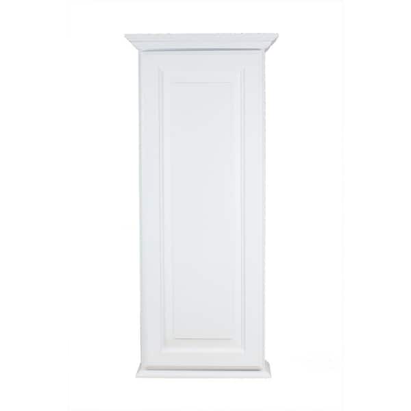 Atwater 17 in. W x 25.5 in. H White Enamel Surface Mount Medicine Cabinet without Mirror