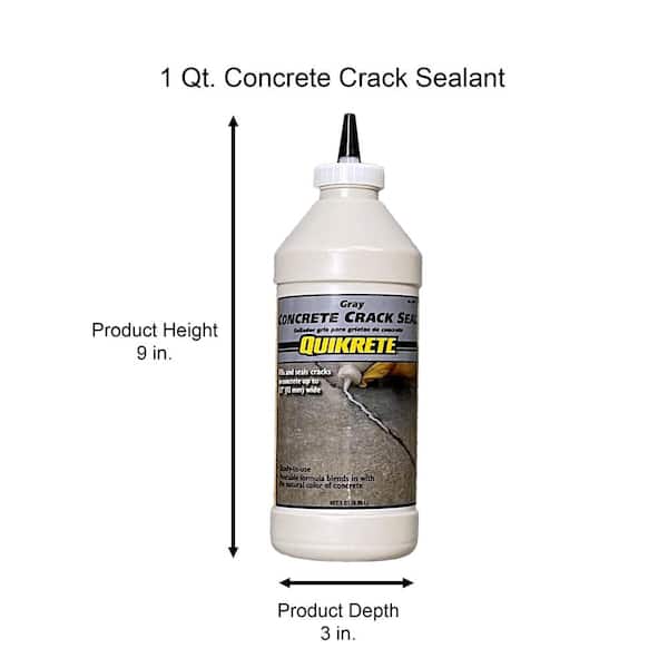 Quikrete Concrete Crack Seal Natural 1 Qt Gray (Lot Of 3)