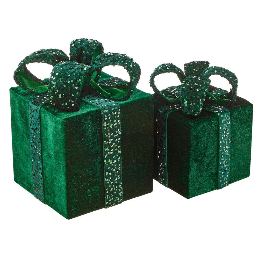 "11.5-15"" Velvet and Sequin Gift Box Set of 2" price history on PriceWatchPro