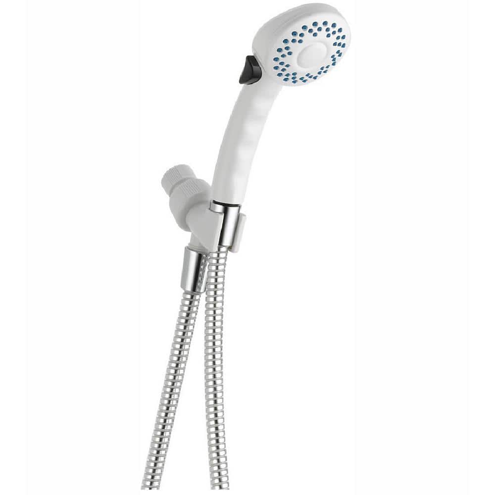 Delta 2Spray 2.8 in. Single Wall Mount Handheld Shower Head in White