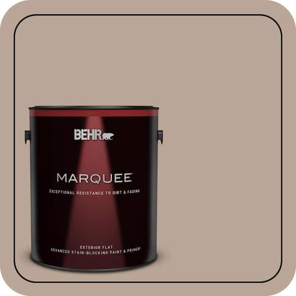 BEHR MARQUEE 1 gal. #MQ2-37 Eiffel for You Flat Exterior Paint & Primer