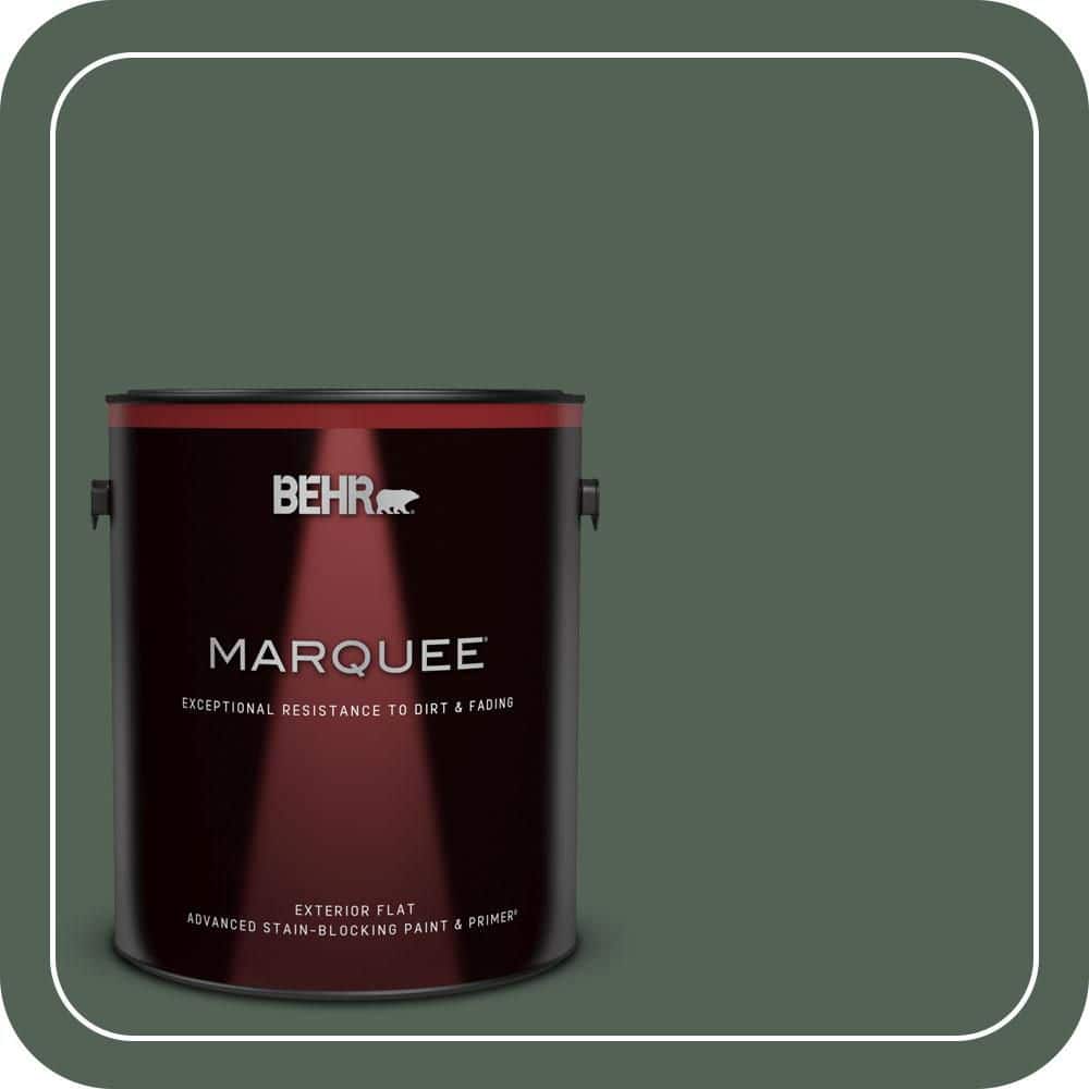 1 gal. #MQ6-14 Northern Glen Flat Exterior Paint & Primer product image for price tracking