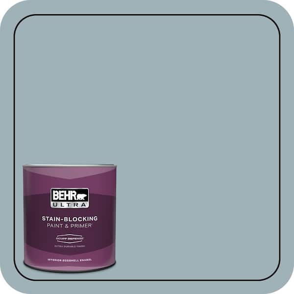 BEHR ULTRA 1 qt. #540E-3 Blue Fox Extra Durable Eggshell Enamel Interior Paint & Primer