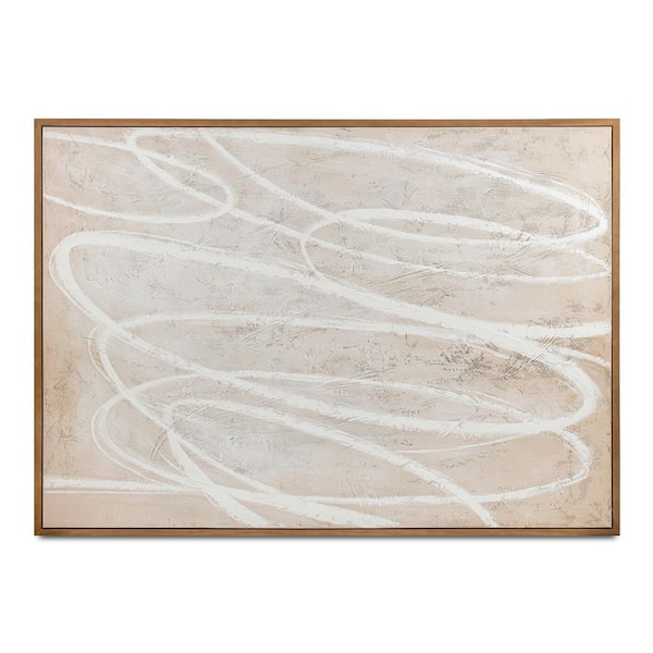 Brevik Solid Pine Framed Acrylic Canvas Art Print 70 in. x 50 in.