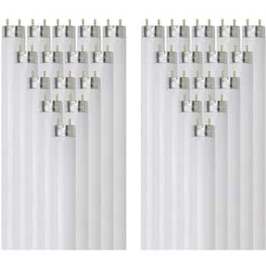 18 in. 15-Watt Linear T12 Medium 2-Pin (G13) Base Fluorescent Tube Light Bulb, Cool White 4100K (30-Pack)