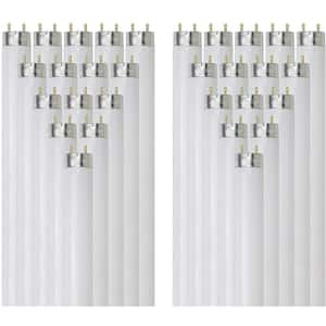 2 ft. 20-Watt Linear T12 Medium 2-Pin (G13) Base Fluorescent Tube Light Bulb, Daylight 6500K (30-Pack)