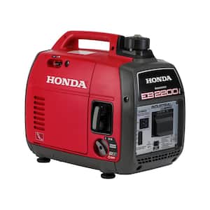 2,200-Watt Super Quiet Recoil Start Gasoline Powered Industrial Portable Inverter Generator with Full GFCI Protection