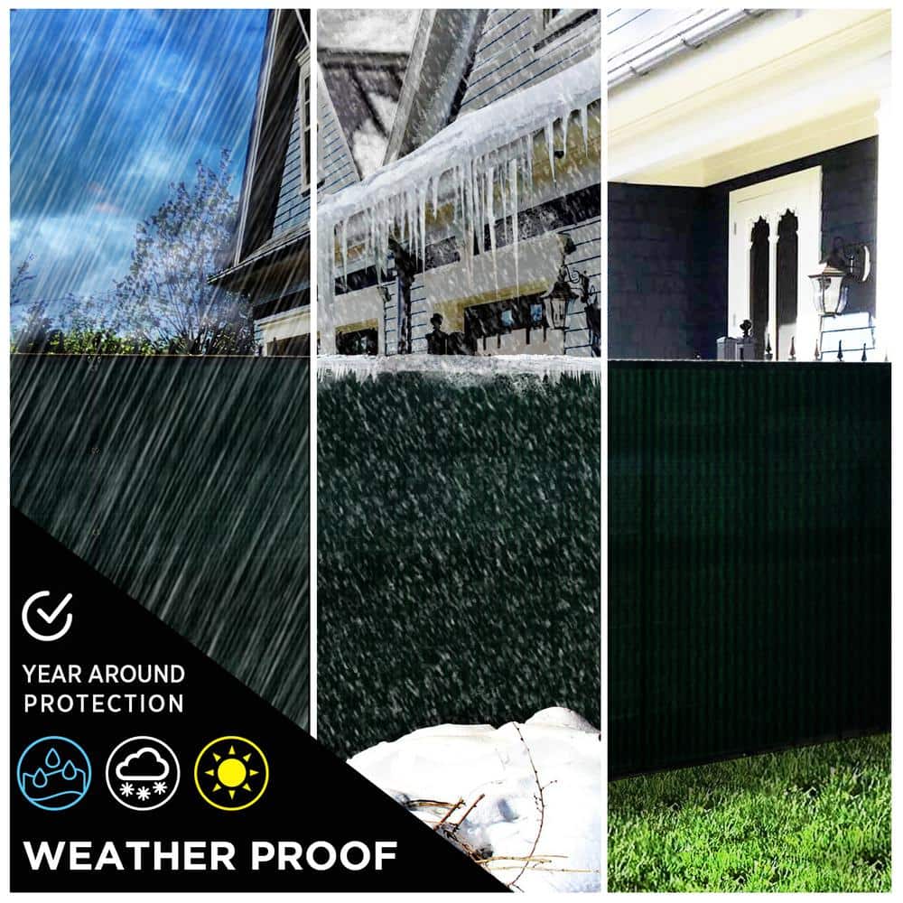 Green High Density Polyethylene Privacy Fence Screen Netting