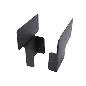 Evolution Steel Black Deck Framing  Double Beam/Post Bracket