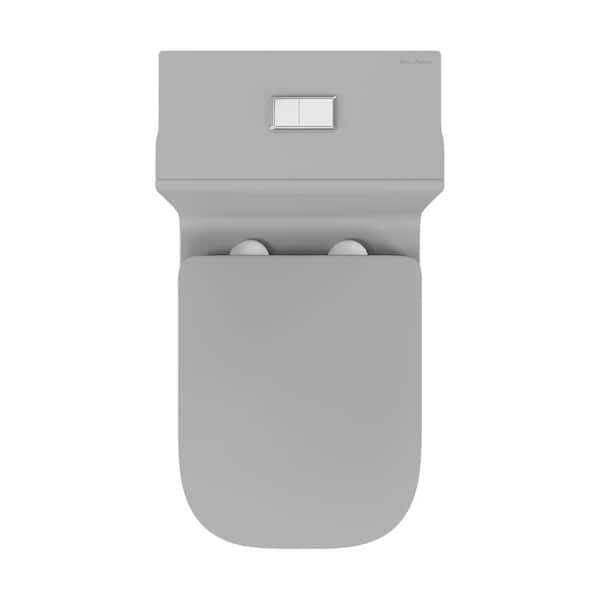 Swiss Madison Concorde 1-Piece Square Toilet Dual Flush in Matte