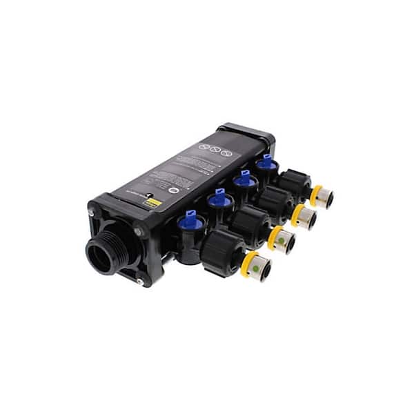 Viega Manabloc 1/2 in. x 4-Port Press MiniBloc Polymer Zoning