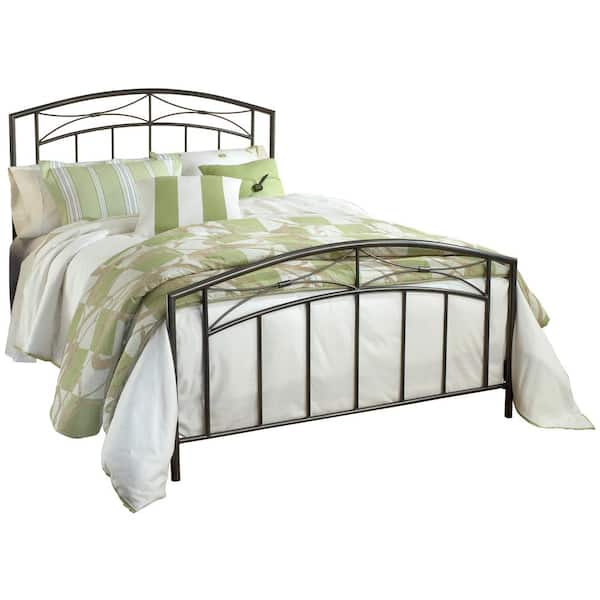 Hillsdale Furniture Morris Queen Metal Arched Bed, Magnesium Pewter ...