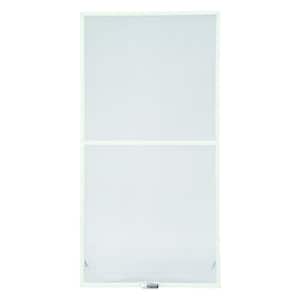 39-7/8 in. x 34-27/32 in. 200 and 400 Series White Aluminum Double-Hung Window Screen