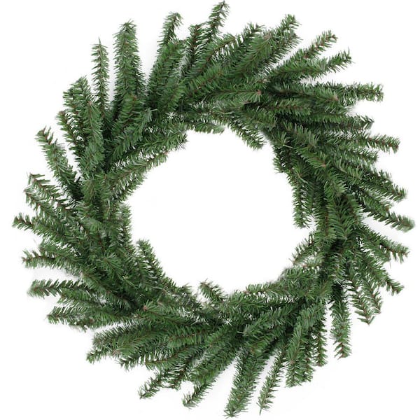 16 in. Mini Pine Artificial Christmas Wreath-Unlit