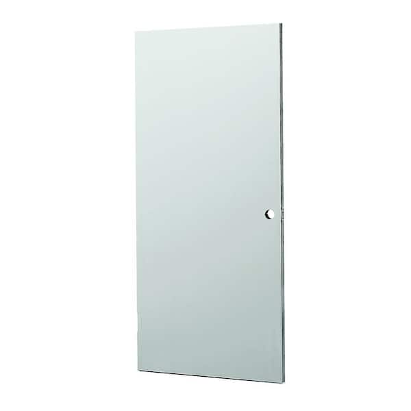 Unbranded 32 in. x 80 in. Universal/Reversible Gray Primed Fire Steel Commercial Door Slab