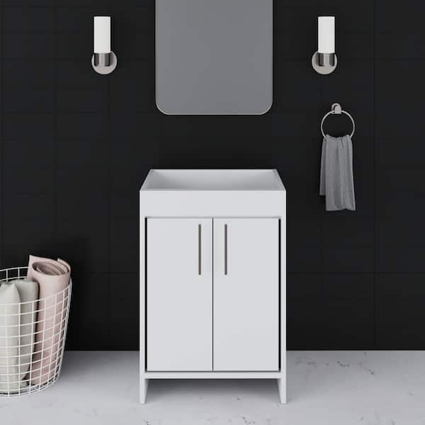 Villa 24 in. W x 18 in. D Bathroom Vanity Cabinet Only in White