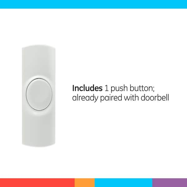 1 Set Self Powered Push Button Wireless Doorbell High Volume 38