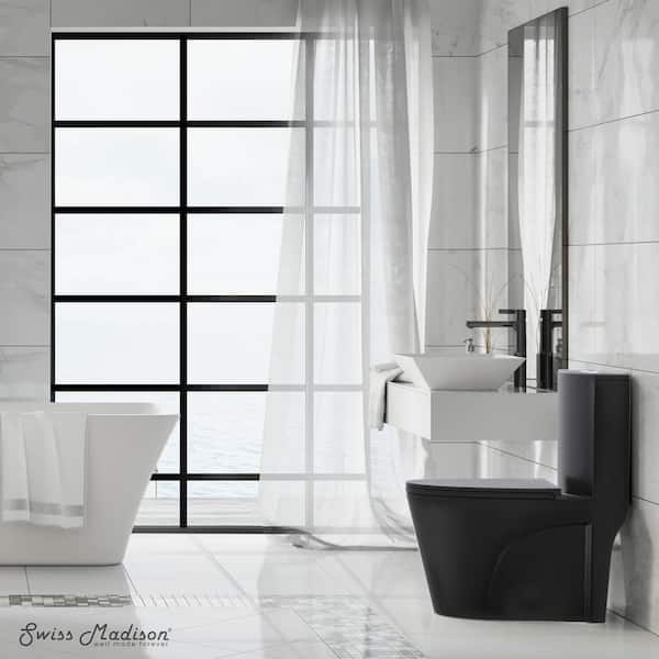 Swiss Madison St. Tropez 10 in. Rough-In 1-piece 1.1/1.6 GPF Dual