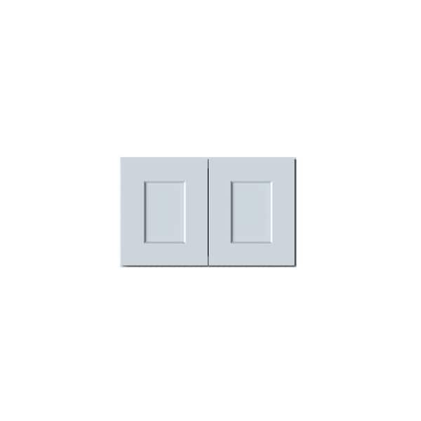 24 in. W x 12 in. D x 15 in. H Plywood Ready to Assemble Short Wall Kitchen Cabinet in Dove Gray w/ Full Overlay Design