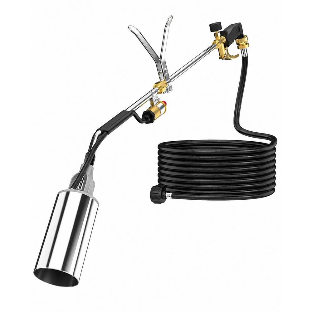 Propane Torch Weed Burner 340000 BTU Self-Ignite Dual Flame Control QCC 12 FT Hose Compatible 1 lb 5-100 lb price history on PriceWatchPro
